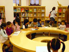 国立国会図書館 国際子ども図書館のラウンジ