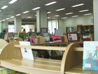 江戸川区立篠崎子ども図書館の低め設計の書架
