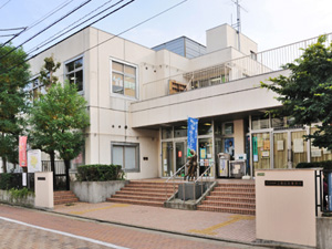 足立区立宮城コミュニティ図書館の外観