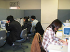 昭島市民図書館のパソコンコーナー