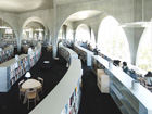 宮城県図書館のホール