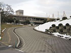 富山県立図書館の館内の様子