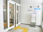札幌市清田図書館の入口