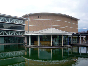 大淀町立図書館の外観