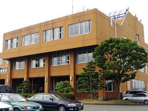 北上市立江釣子図書館の外観