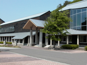 久慈市立山形図書館の外観