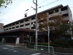 名古屋市天白図書館の外観