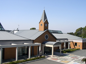 添田町立図書館の外観