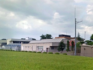 須賀川市岩瀬図書館の外観